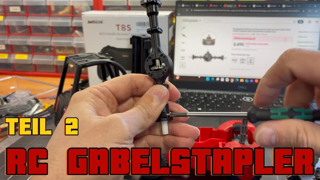 Teil 2/RC Bruder Umbau Gabelstapler / RC FORKLIFT #rc #spiel  #bruder #brudertrucks #fun #rctractor