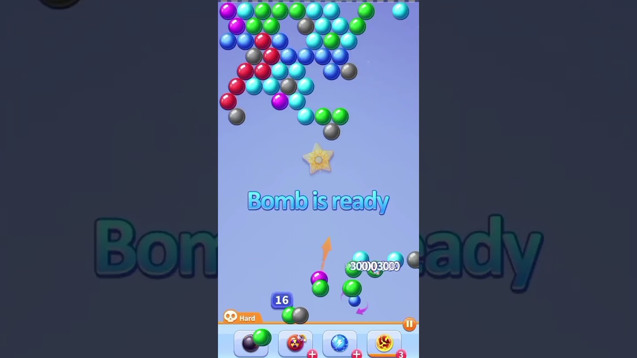 Bubble Shooters Game Level 202 | Bubble Shooter Gameplay Walkthrough