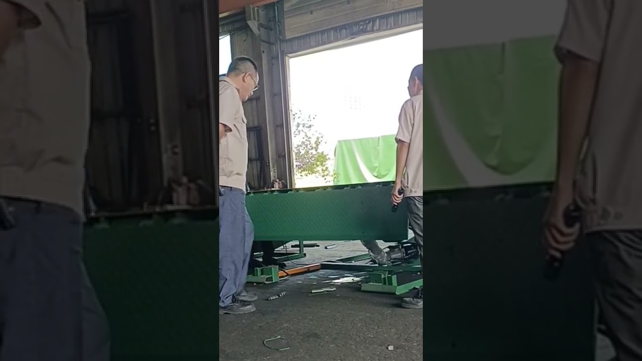 Hydraulic dock leveler power test