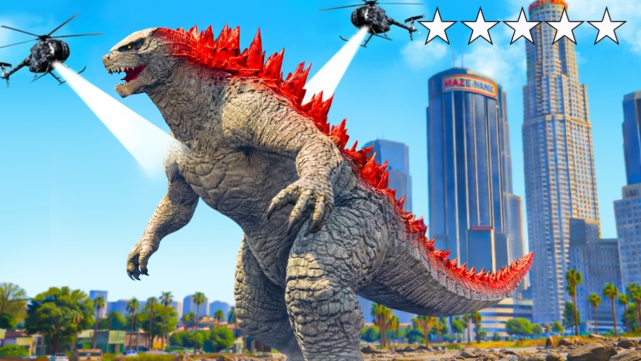 DEVENIR GODZILLA SUR GTA 5 ! (Ultra puissant)