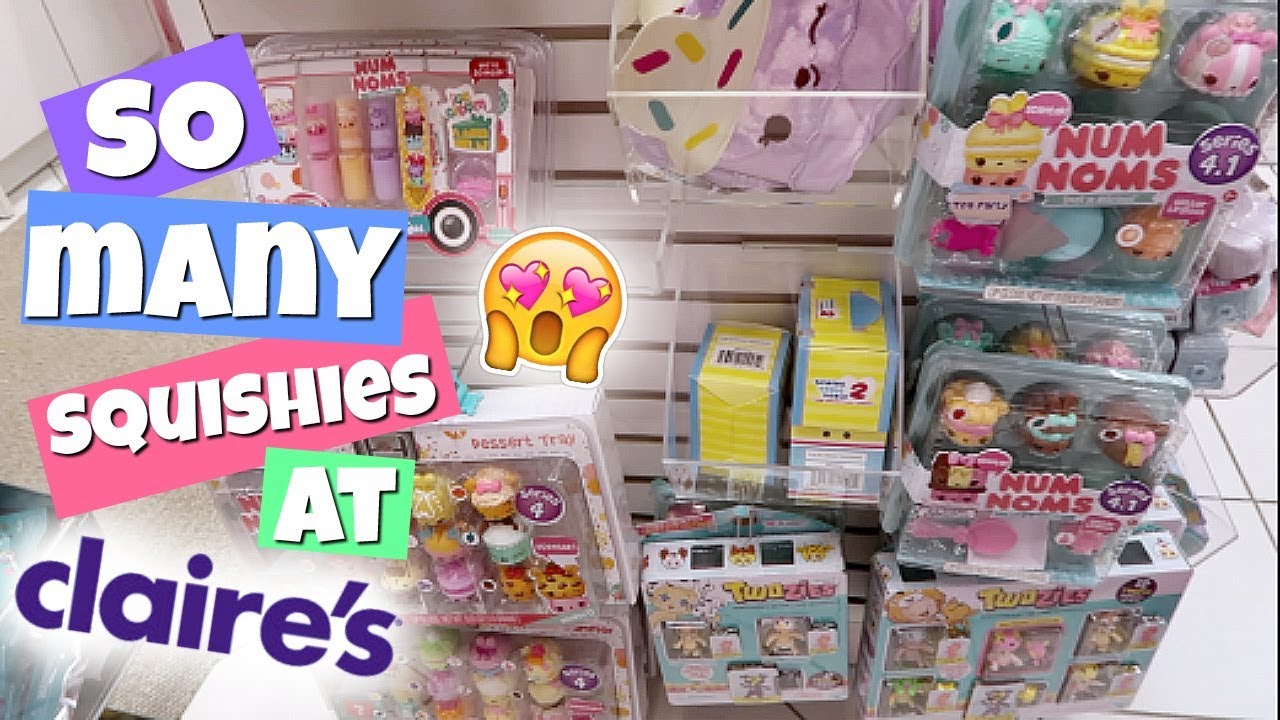 NEW SQUISHIES AT CLAIRE'S! MALL VLOG