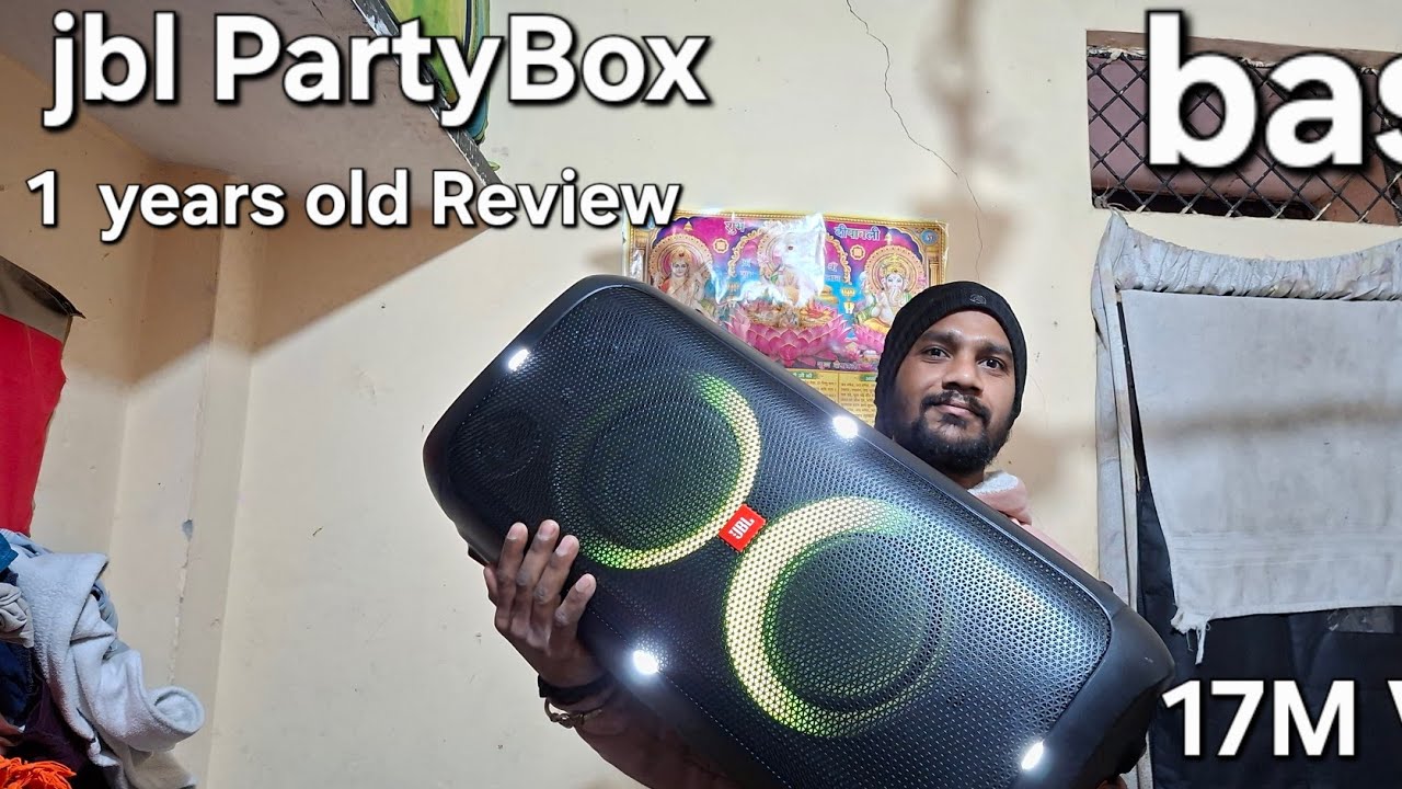 🤔🤔NewJblpartybox 1years old Raview /song test bass test /song test party speaker/bass boosted songs 