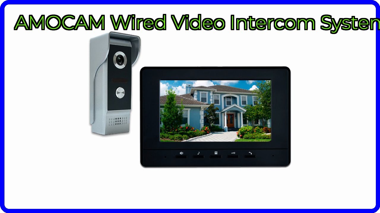REVIEW (2026): AMOCAM Wired Video Intercom System. ESSENTIAL details.