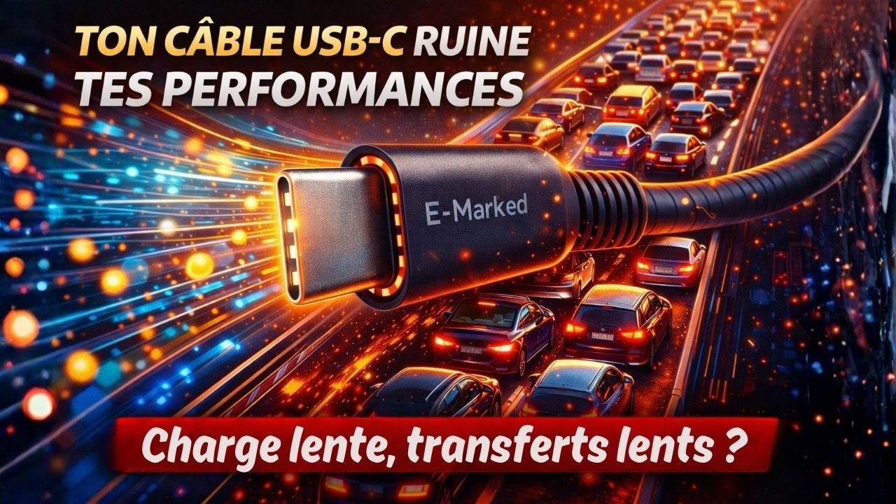 Charge lente, transferts lents ? Le vrai problème vient de ton câble USB-C