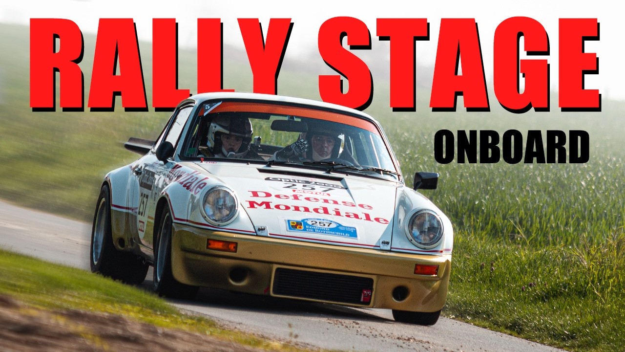 PORSCHE 911 RS Rally Stage Onboard | ES1 Les Gaillards – Tour Auto 2019