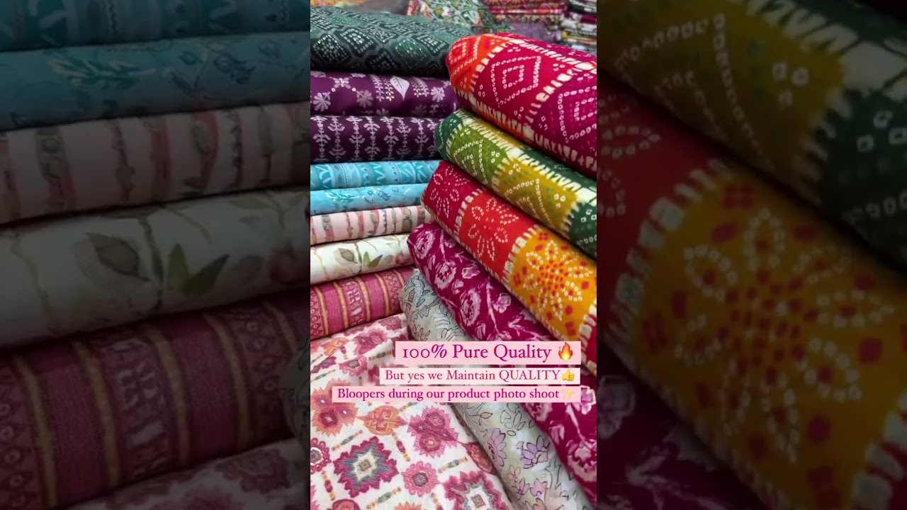 Fabric manufacturer in Surat / boutique fabric manufacturer in Surat #cotton #cottonkurti