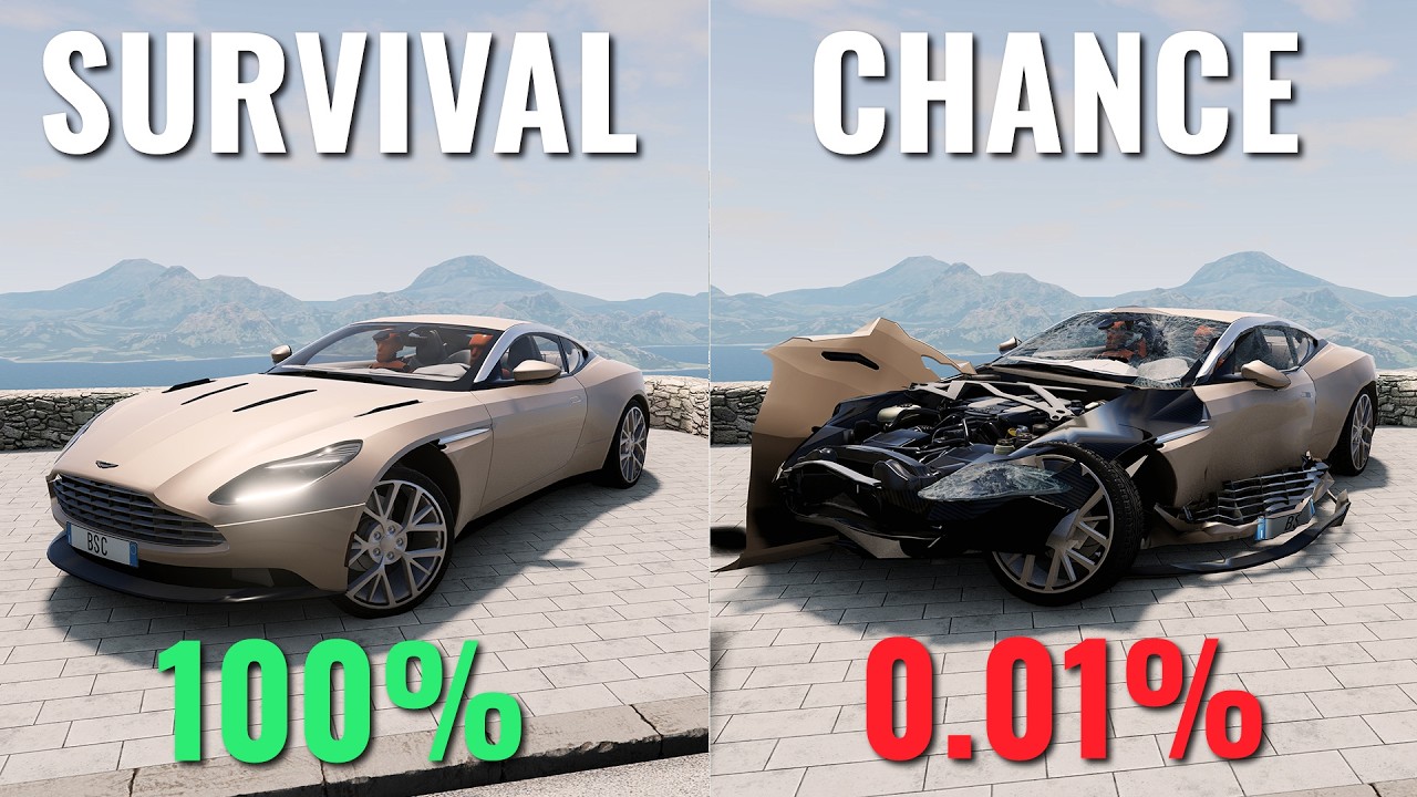 Can Any Car Survive This Crash? | Real Survival Chance Test #6 – BeamNG.drive