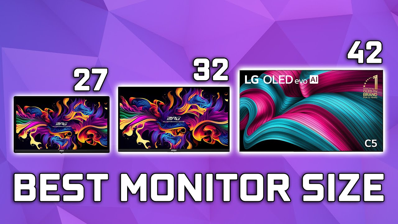 Best 4K Monitor Size - 27