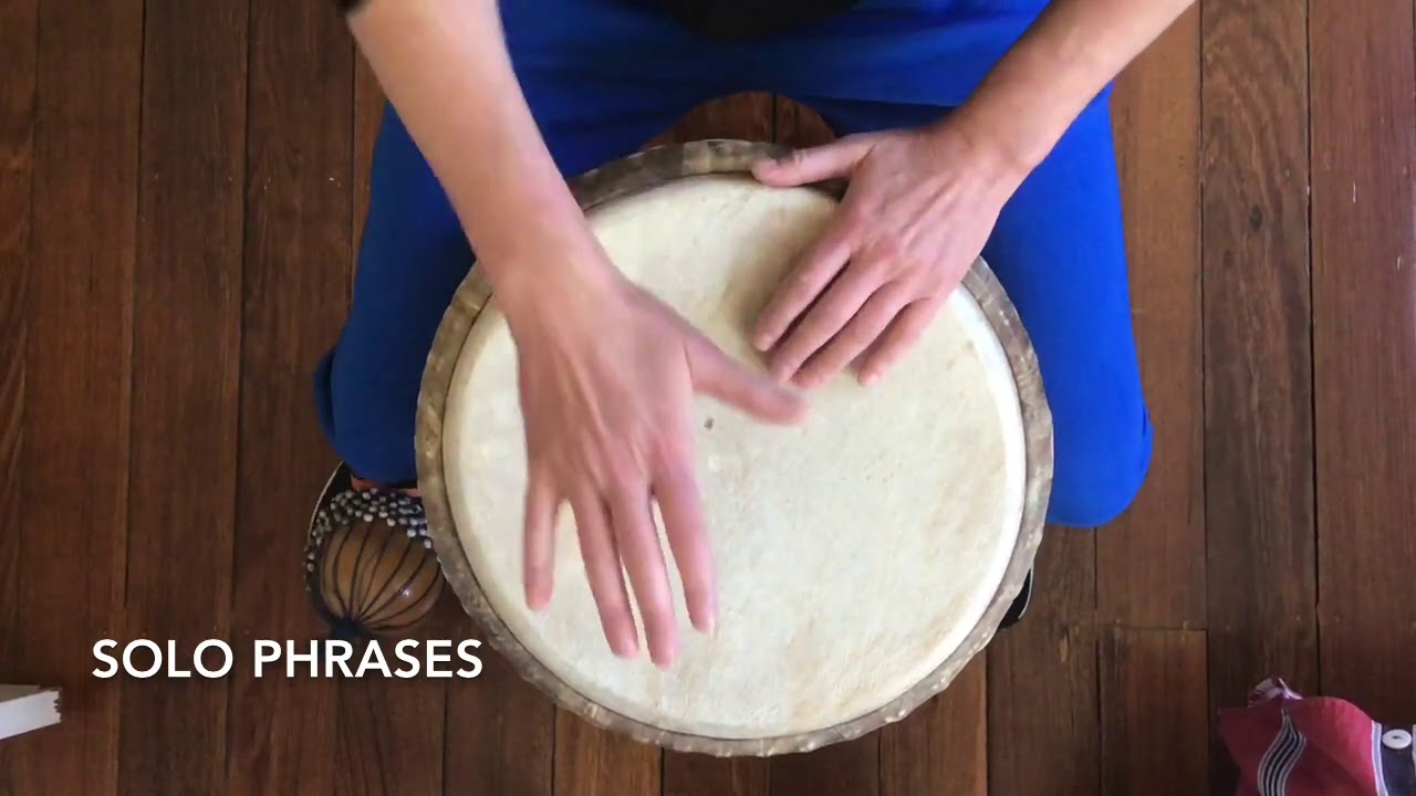 Tiriba (djembe 1, Variations & Solo Phrases)