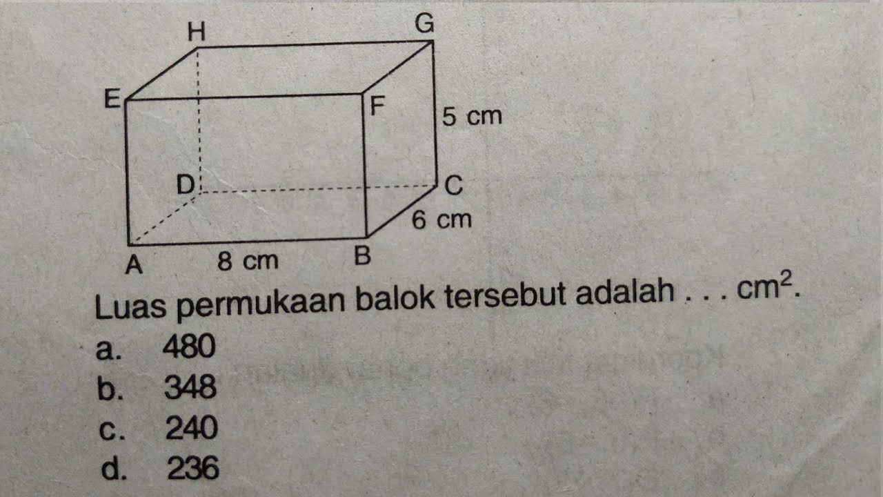 Cara Mudah Menghitung Luas Permukaan Kubus dan Balok