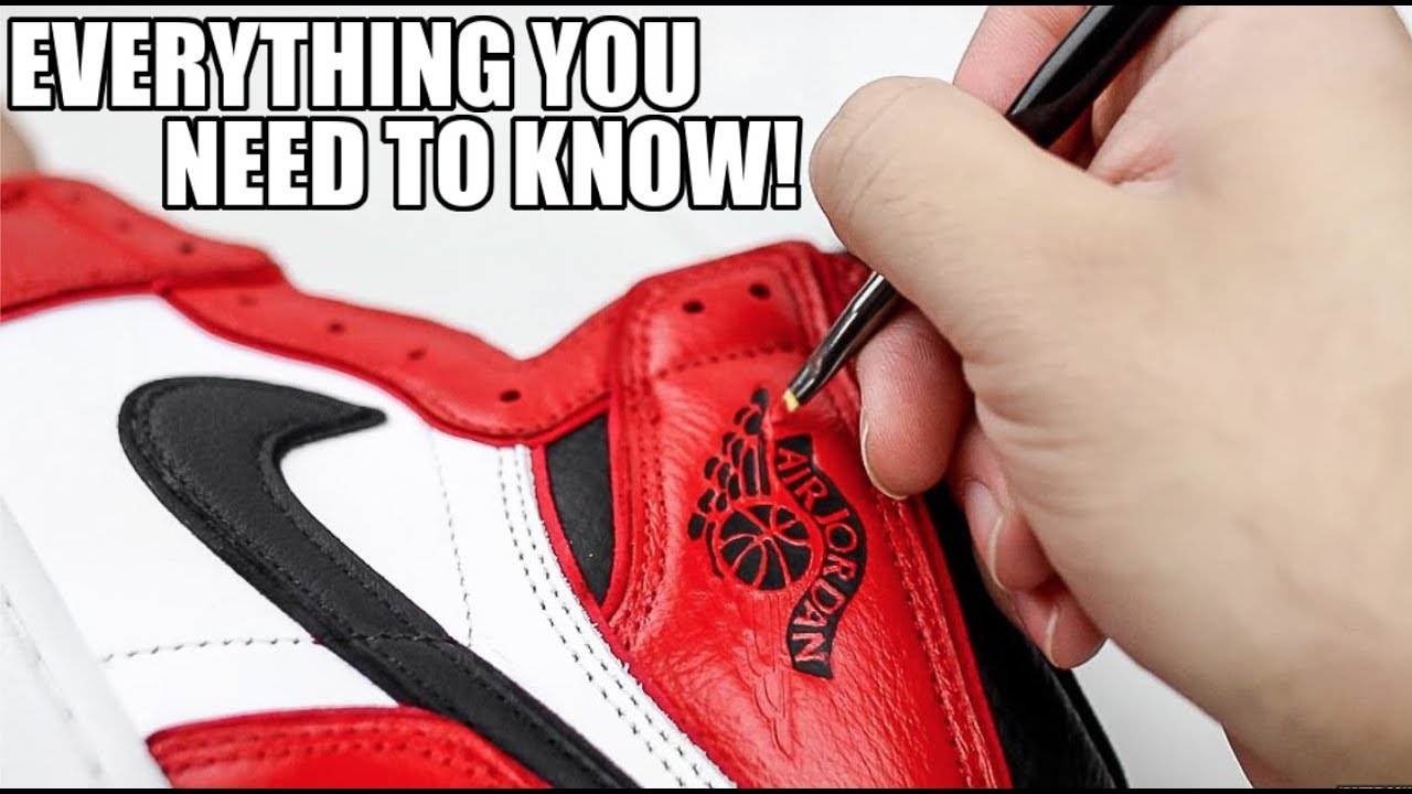 How To Paint The Jordan 1 Wings Logo!