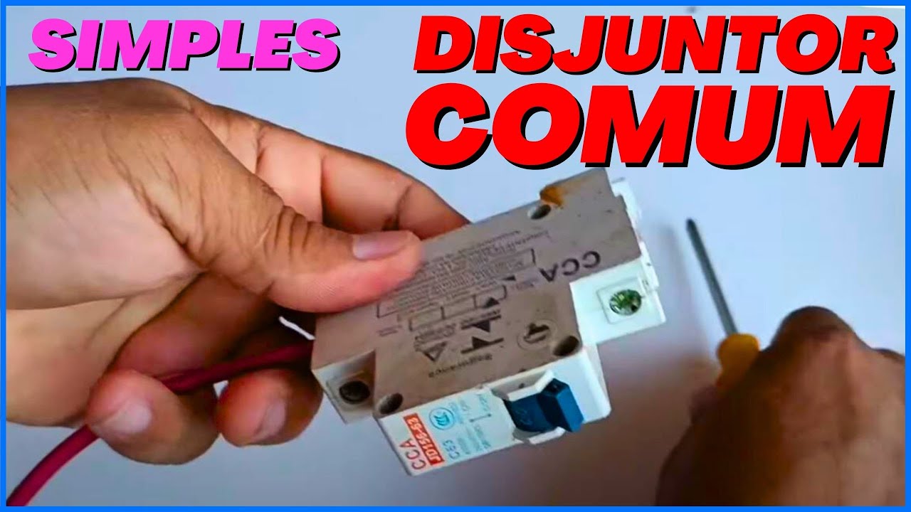 Como Instalar Disjuntor simples e FÁCIL-100%Básico