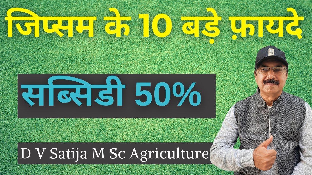 Gypsum ke fayde । gypsum for soil । gypsum fertilizer । gypsum in agriculture । gypsum for clay soil