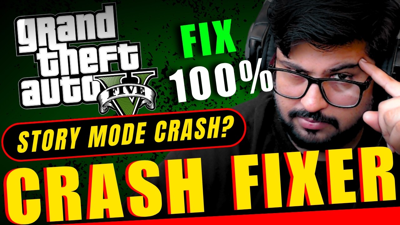 Fix GTA 5 Story Mode Crash Problem 2025 | Solve All GTA 5 Crashing Errors Instantly! Hindi
