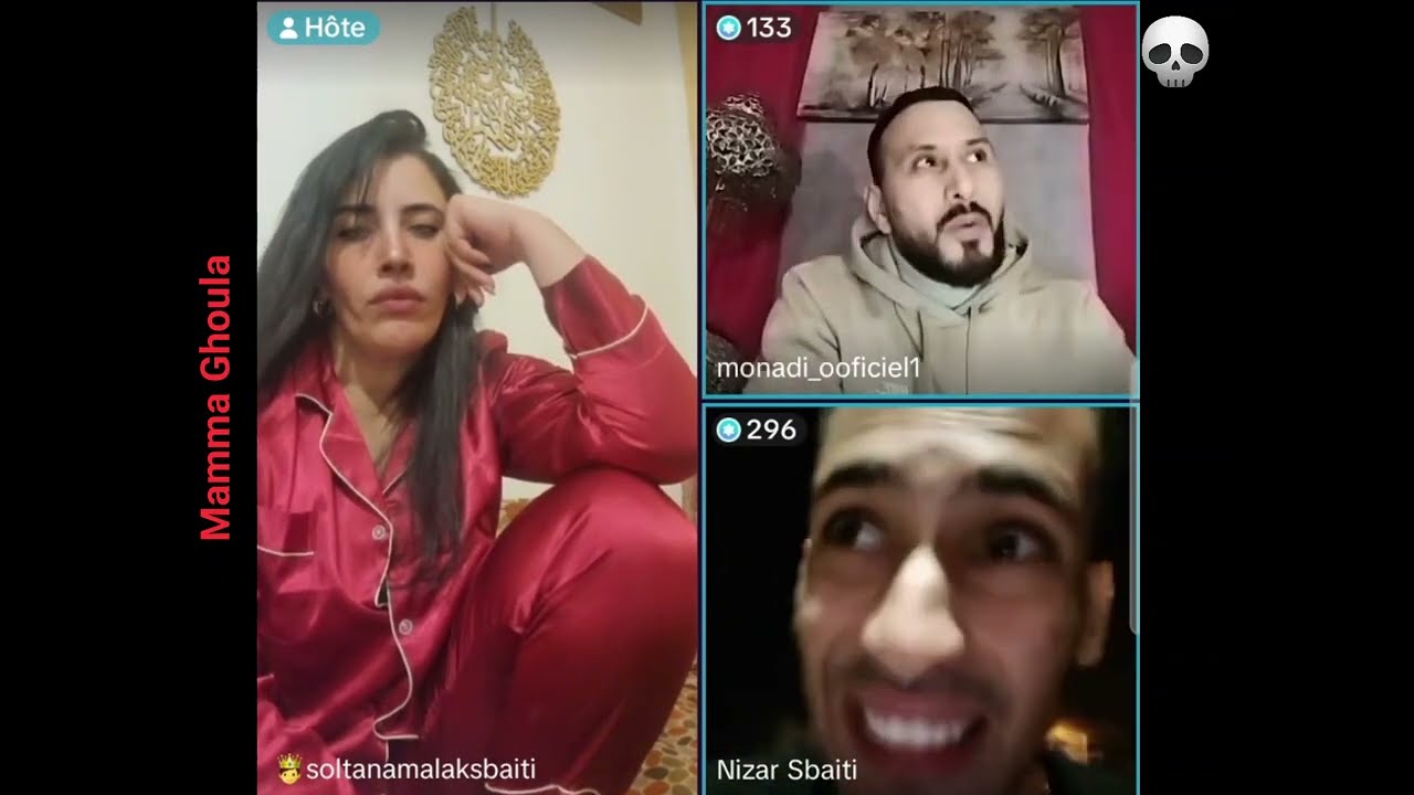 Malika sbaiti  vs Nizar Sbaiti tiktok  el moonadi live