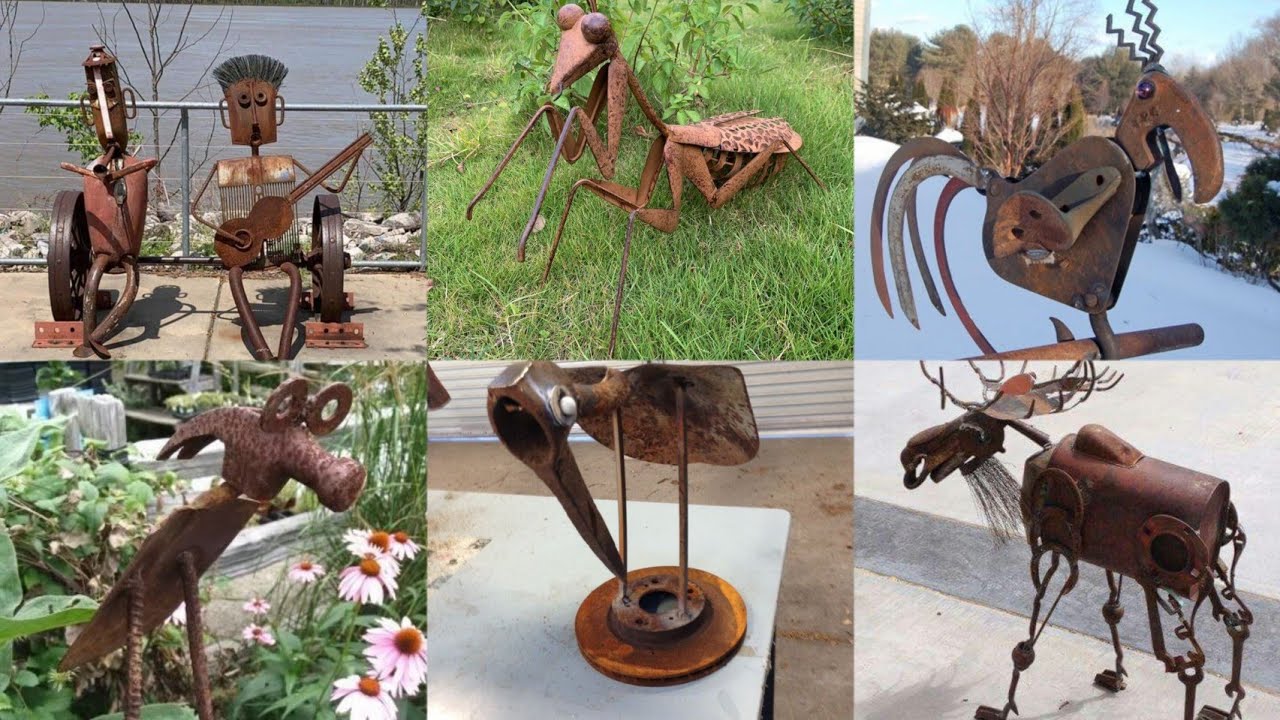 Useful Rusty Metal garden decor ideas | rusty metal garden decor more than 100! beautiful ideas