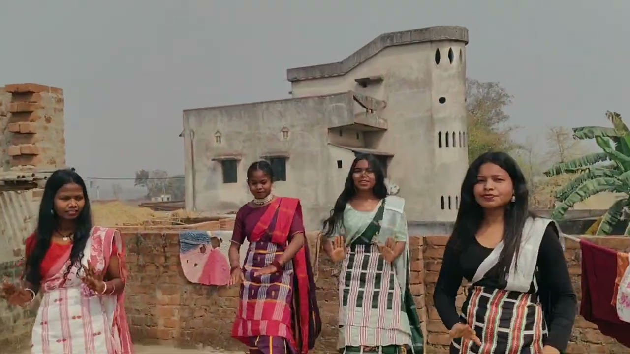 Dhinik dhijha santhali dance cover ll by priyanka besra ll group Dance ll #dance #santhalidance 