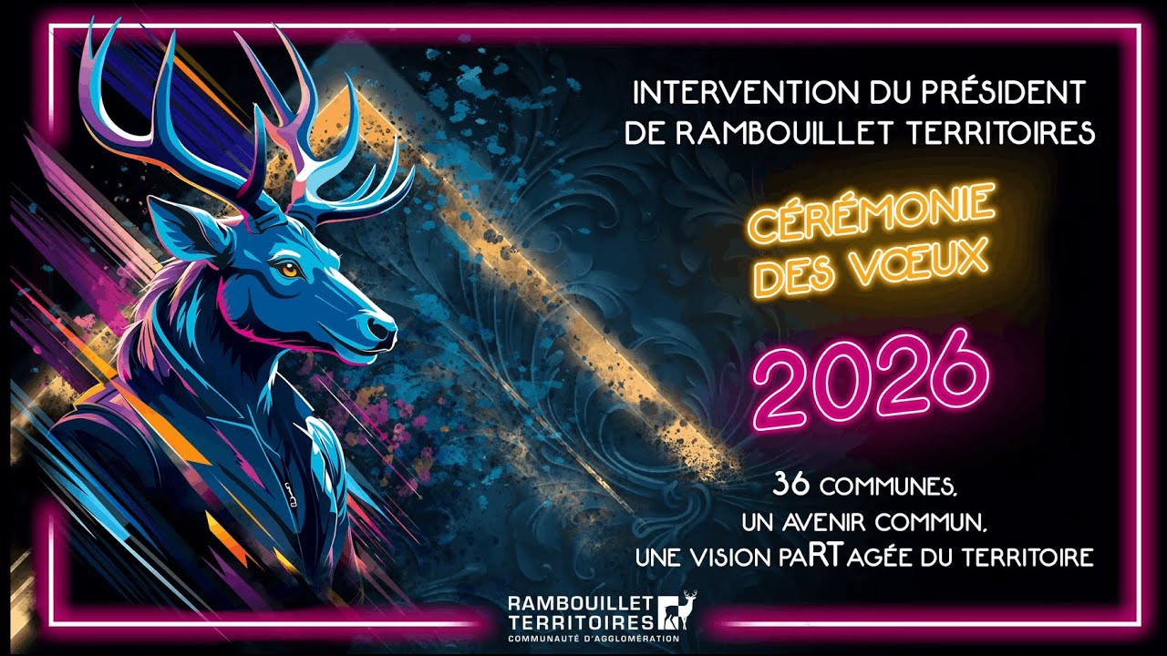 Cérémonie des vœux 2025 - Discours de Thomas Gourlan, Président de Rambouillet Territoires
