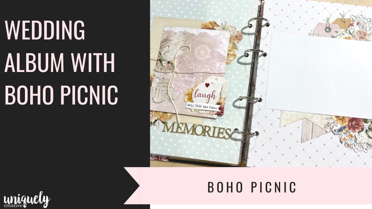 Make a wedding album with Boho Picnic