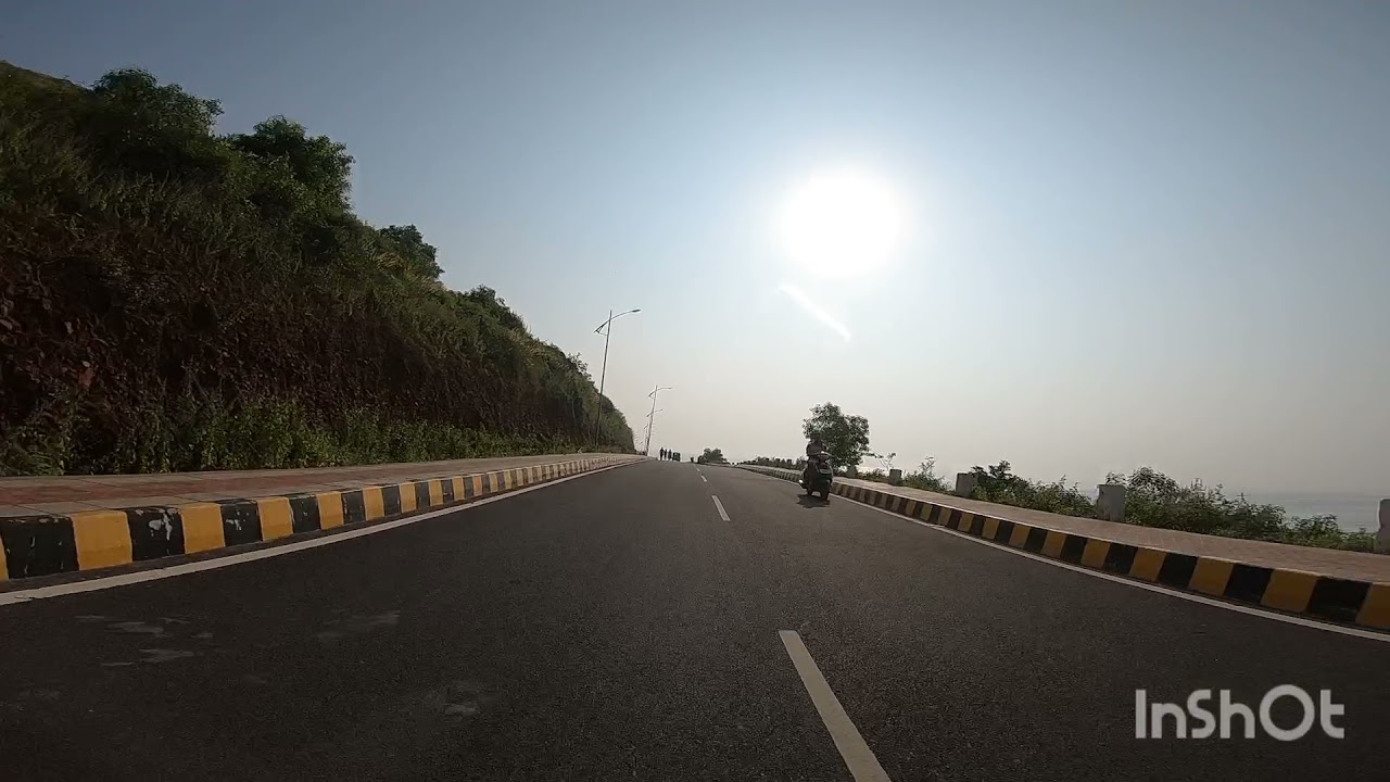 #Riding to Rushikonda sea Beach. #Vizag.
