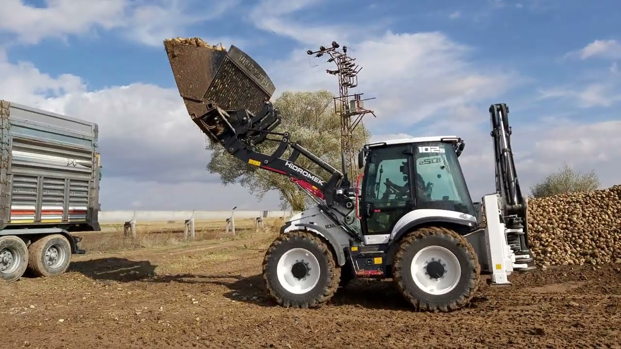 Pancar Yüklüyoruz || Taklalı Kova || Hasat Zamanı || Hidromek 102S K4 A5 Bekoloder