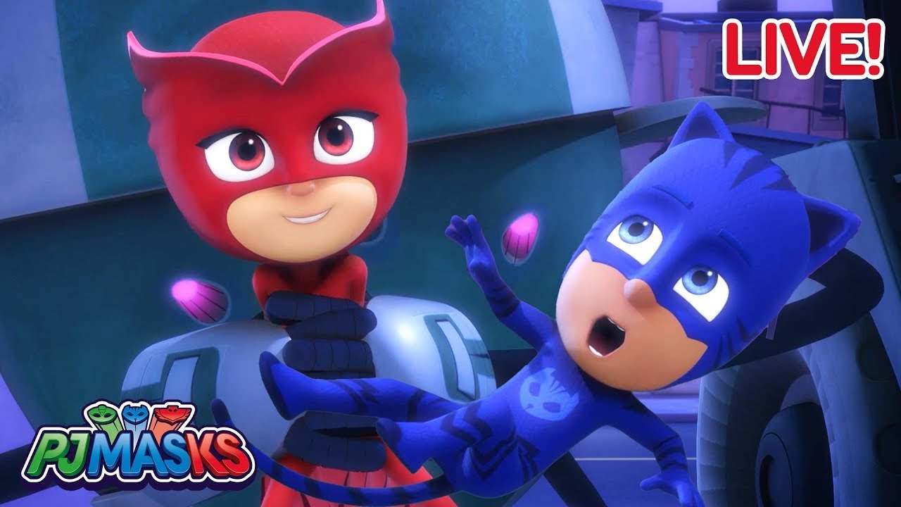 🔴 LIVE! PJ Masks Full Episodes 🔴 | PJ Masks to save the day! + More superhero cartoons | 