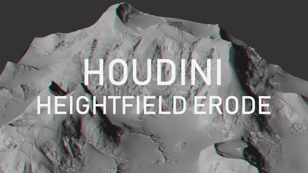 Houdini 17 - HeightField Erode Comparison