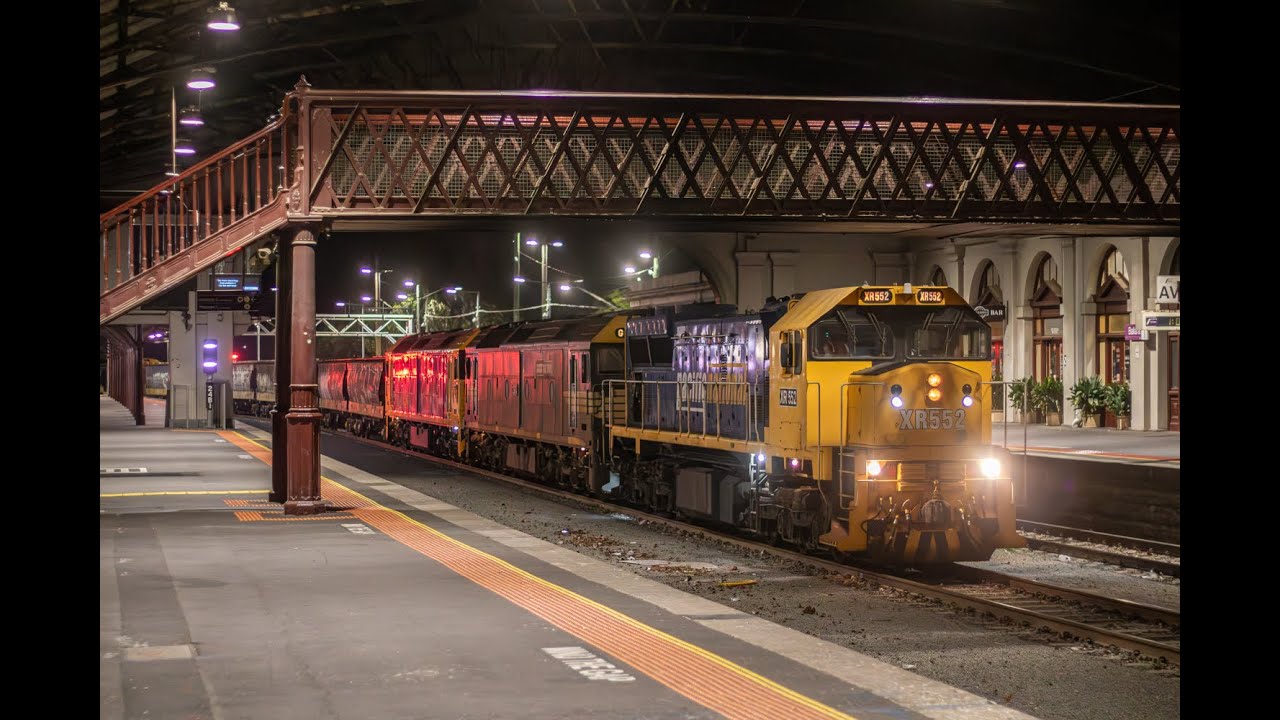 Empty & Loaded Quambatook Grain Trains at Ballarat Station 2nd & 3rd of January