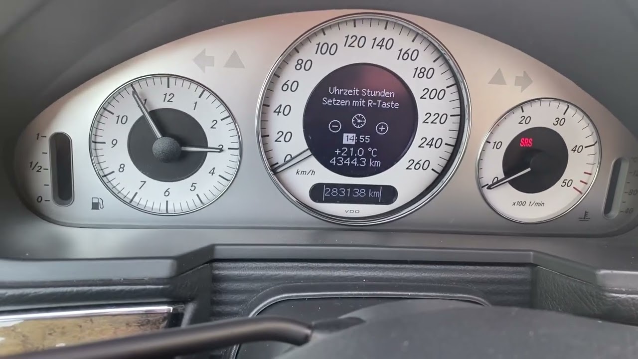 Mercedes W211 Saat ayarlama