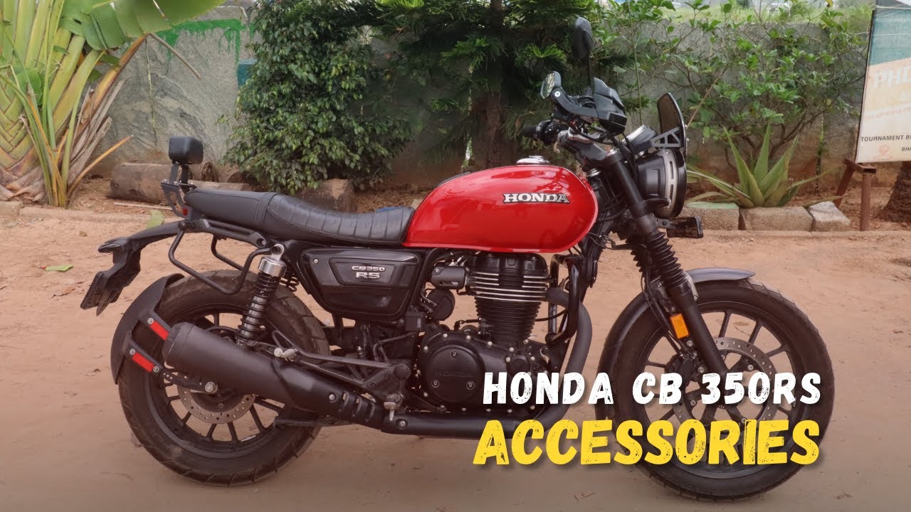 Rs 20,000/- worth accessories on the new Honda CB 350RS