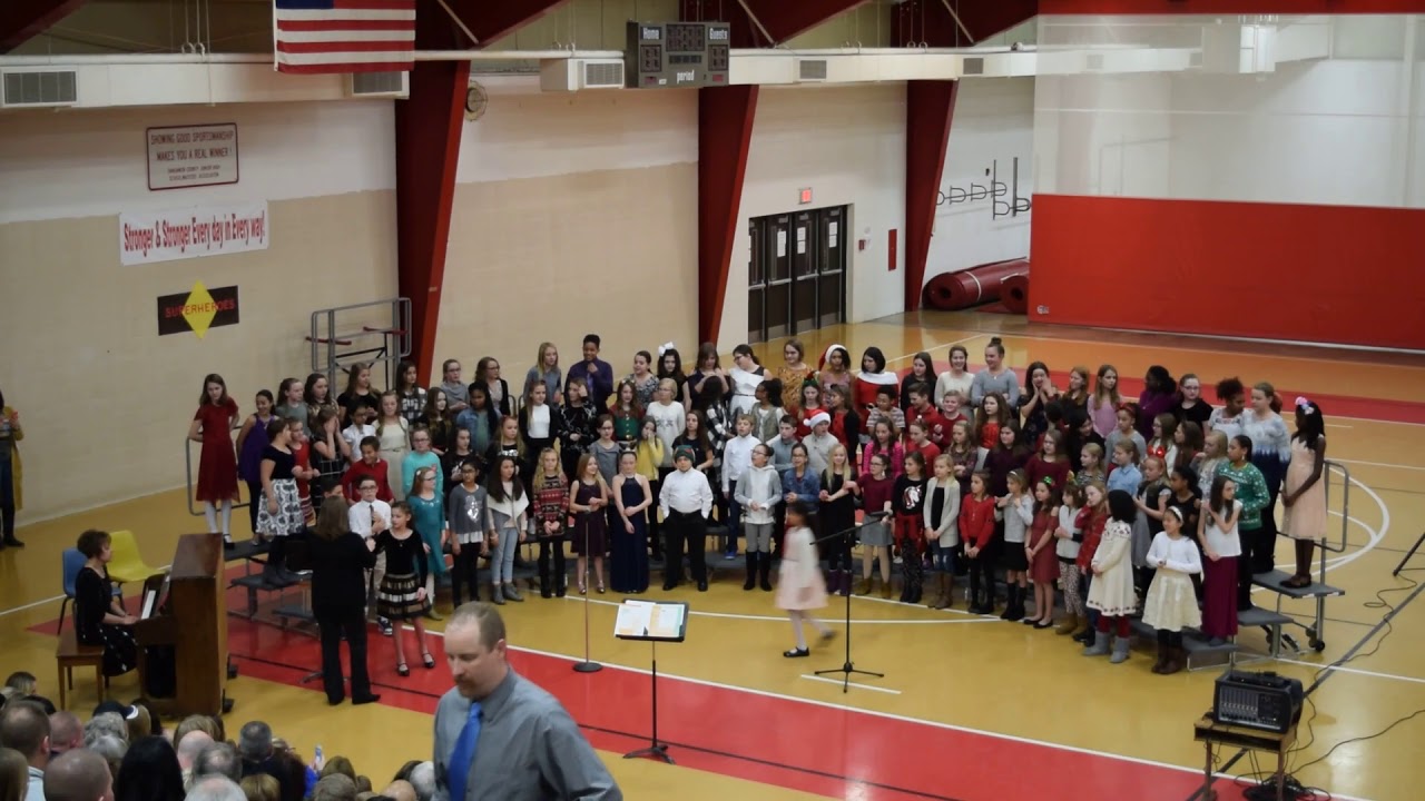 Glenwood Intermediate School Fifth Grade Chorus Winter 2018