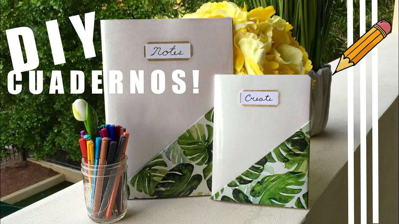 Decora tus cuadernos para este regreso a clases!!