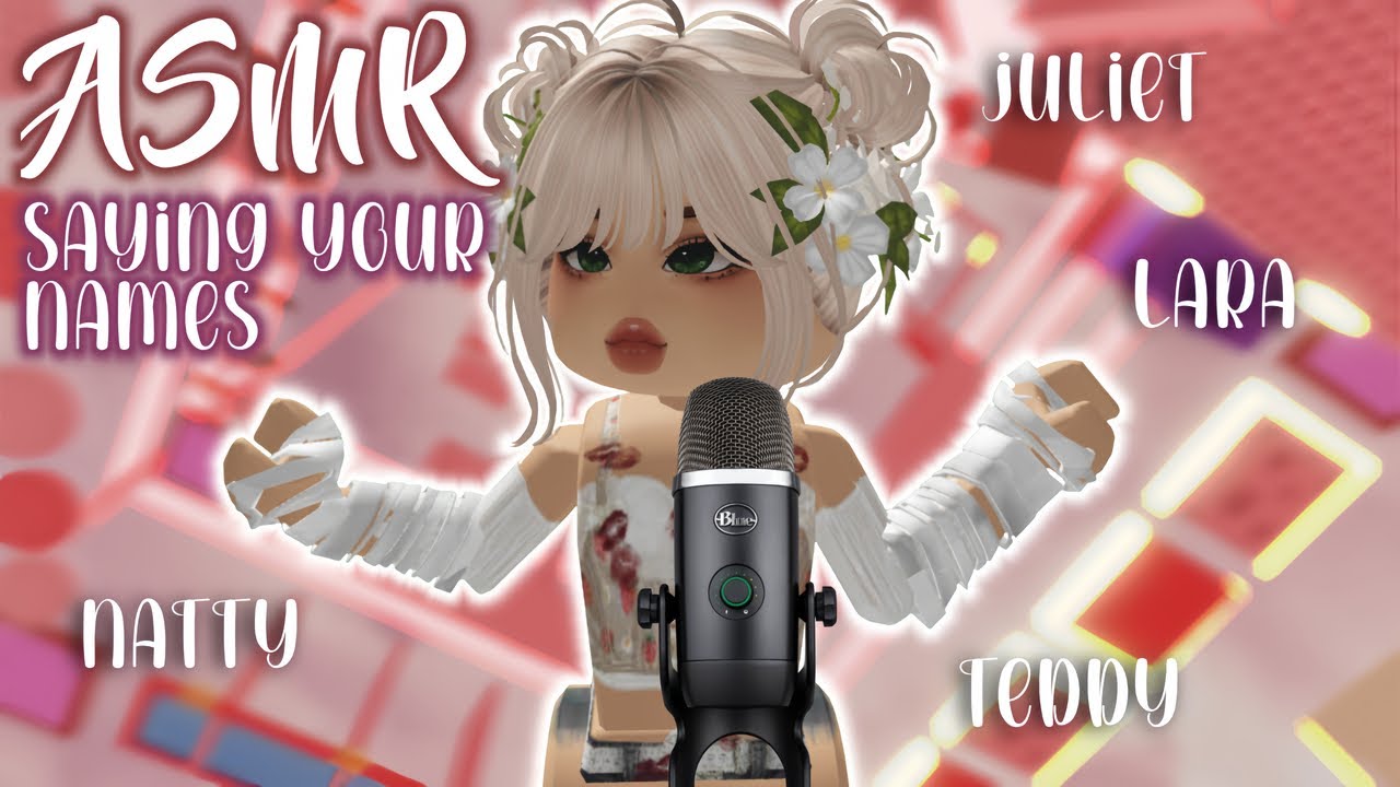 Roblox ASMR but If i say your name you HAVE to go to sleep 😴 | LAYERED TRIGGERS - mouth sounds, taps