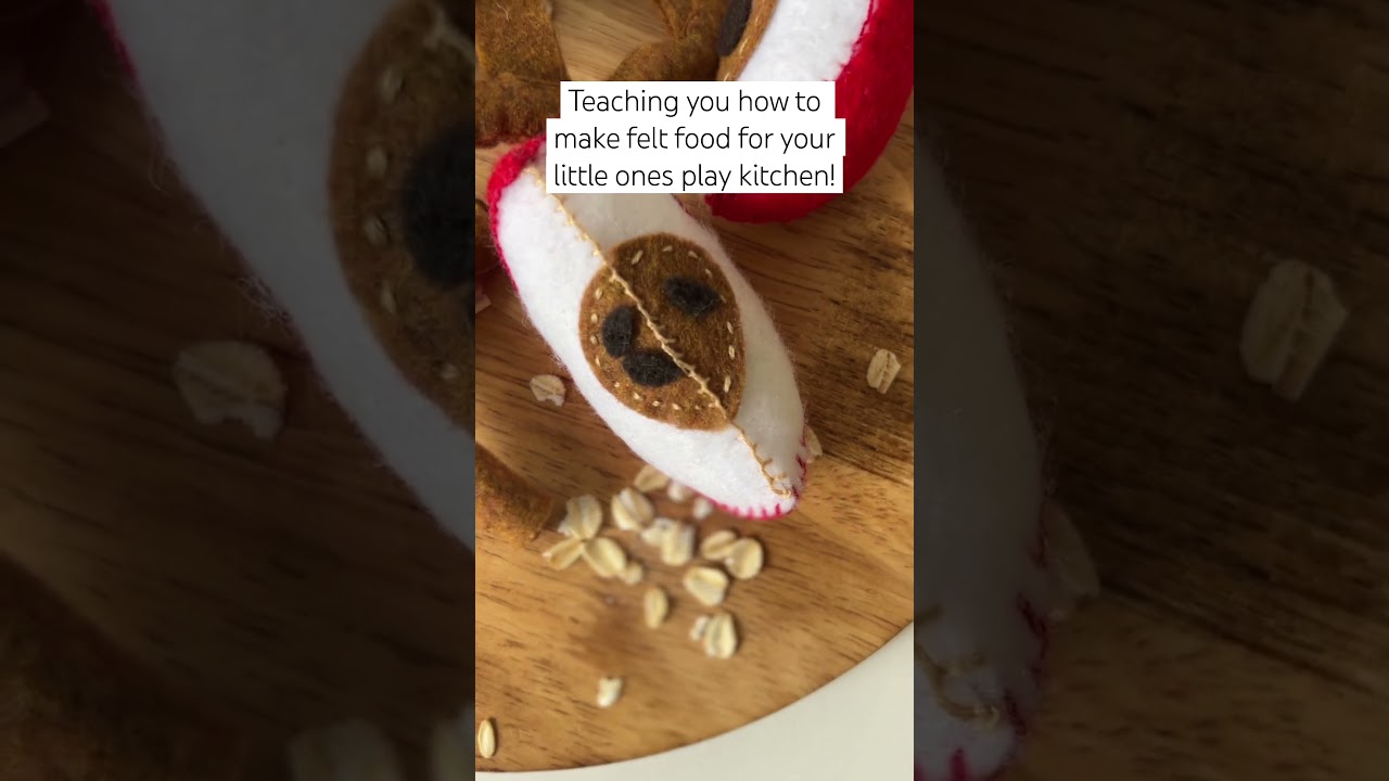 Learn how to make felt food for your little ones play kitchen 