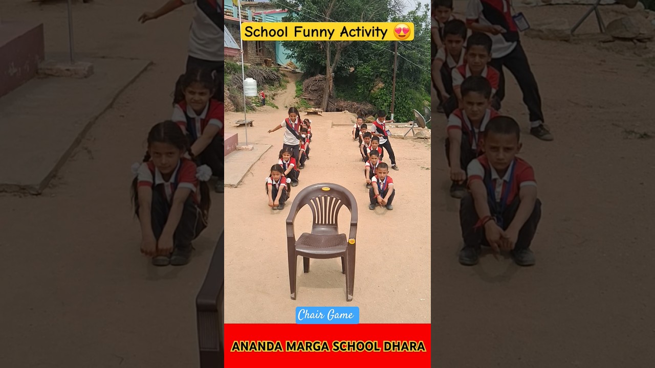 School Funny Activity 😍|| Chair Game || #shorts #game #chairgame #schoolactivity #funny #fun #school