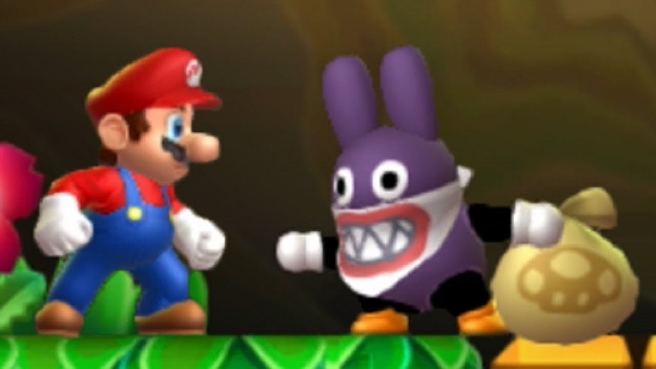 New Super Mario Bros U - All Nabbit Chases