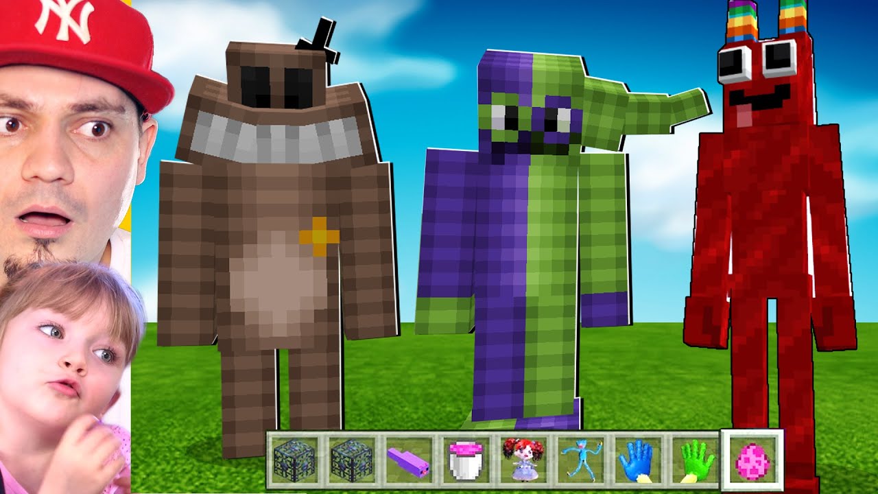 😍 Moja córka znalazła GARTEN OF BANBAN 4 w MINECRAFT! | Minecraft (Mody) 😍