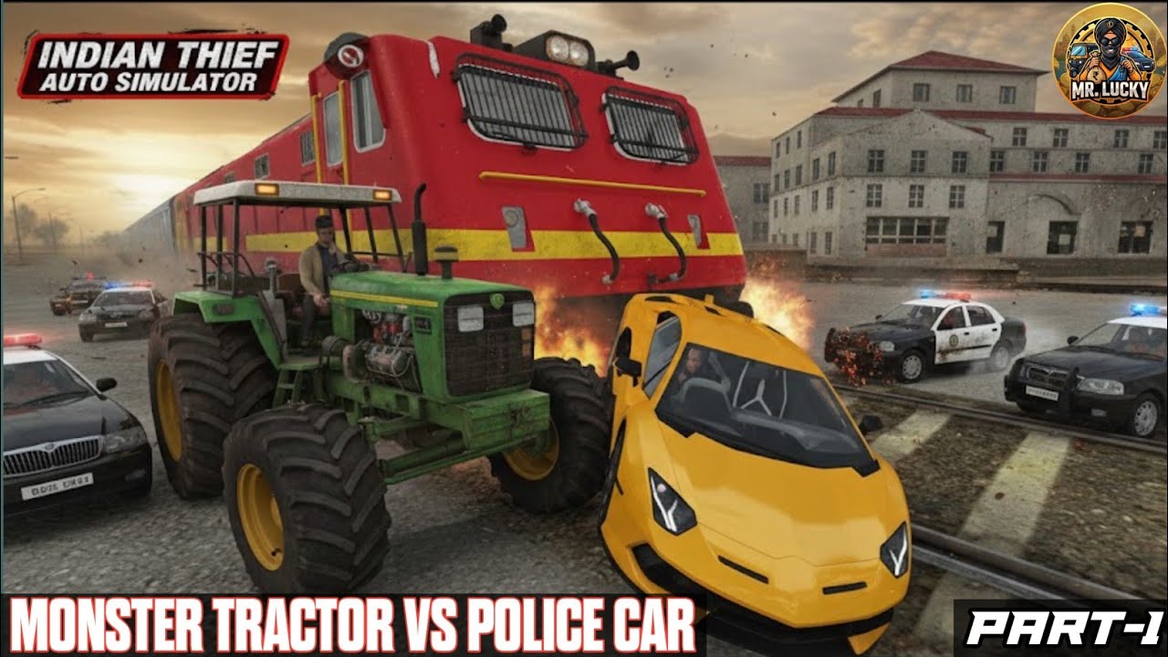 🎉Modified monster tractor 🚜 Gangster Life in Indian Streets | Open WorldGame game for android🥵