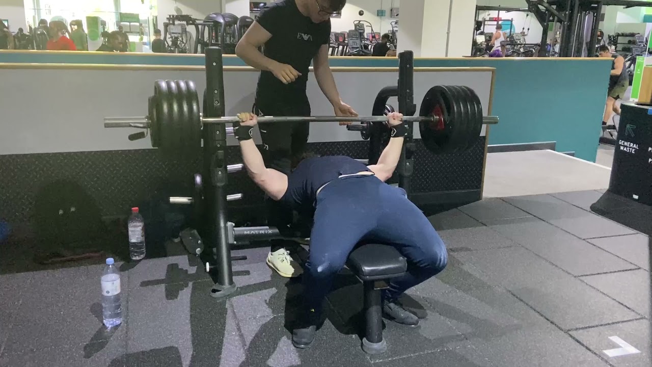 19 Year Old 190Kg/418Lbs Bench Press for 2 reps