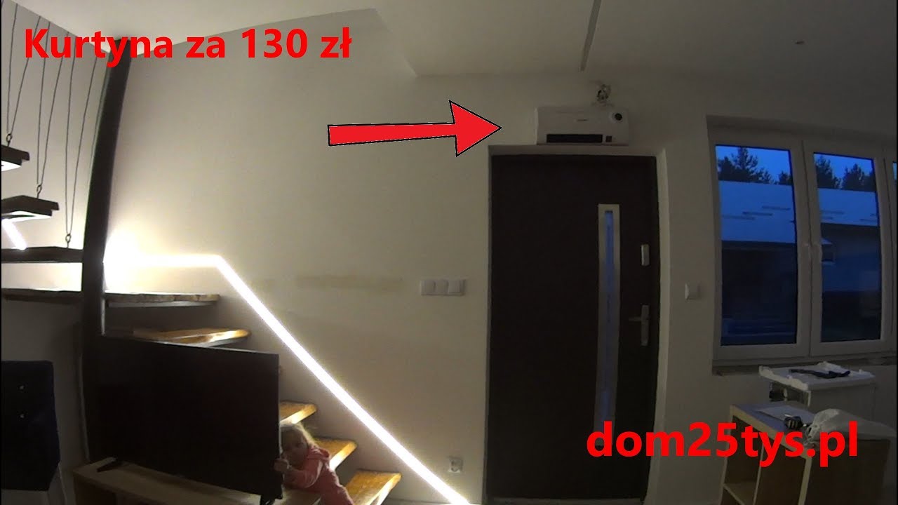 Kurtyna powietrzna za 130 zł | Dom bez pozwolenia | Ogrzewanie domu | dom25tys | #pawełwaga