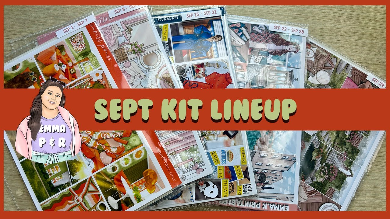 September Planner Kit Lineup