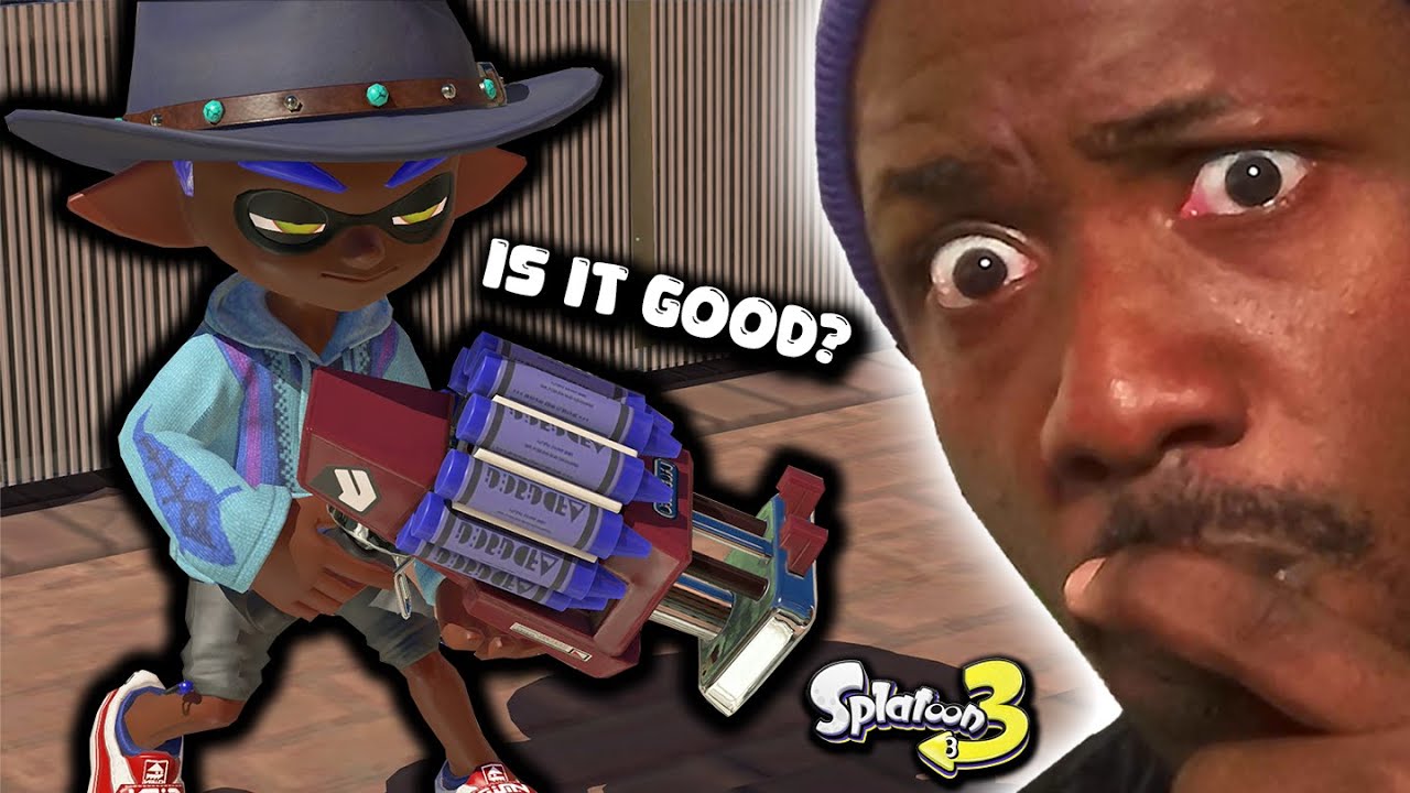 Я НИКОГДА не использовал этот бластер в Splatoon 3... (Он хороший?)