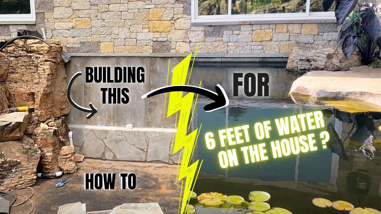 We Built a 6-Foot Vertical Stone Wall in My Swim Pond — Here’s What Happened