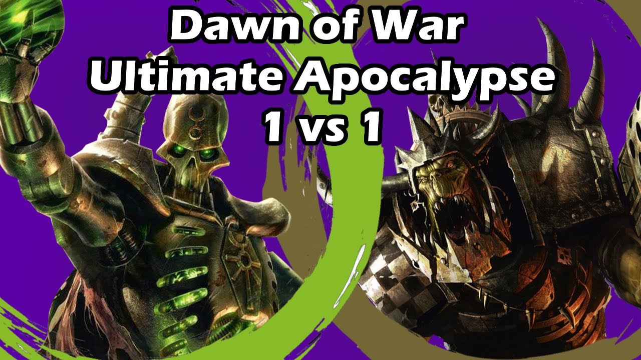 Dawn of War: Окончательный Апокалипсис: 1 на 1 Орки (TigerShark) против Некронов (Not Stranger)