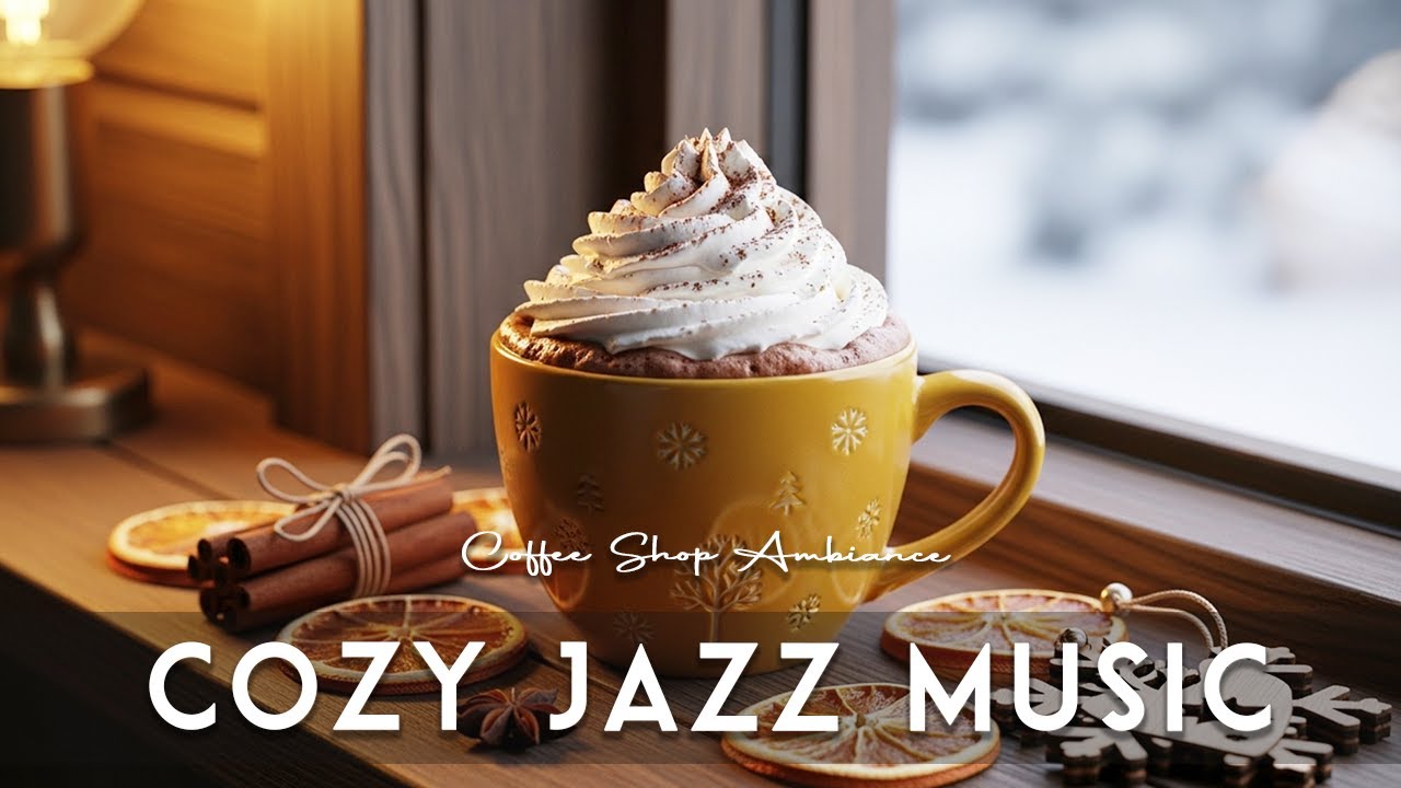 Cozy Jazz Music 🎶 Coffee Shop Ambiance & Happy Bossa Nova instrumental for Relaxation.