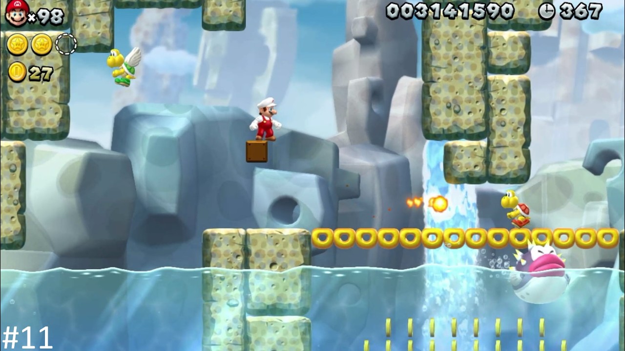 New Super Mario Bros. U Part 11: Die Kandis-Mienen & die Höhle des Stachelfischs