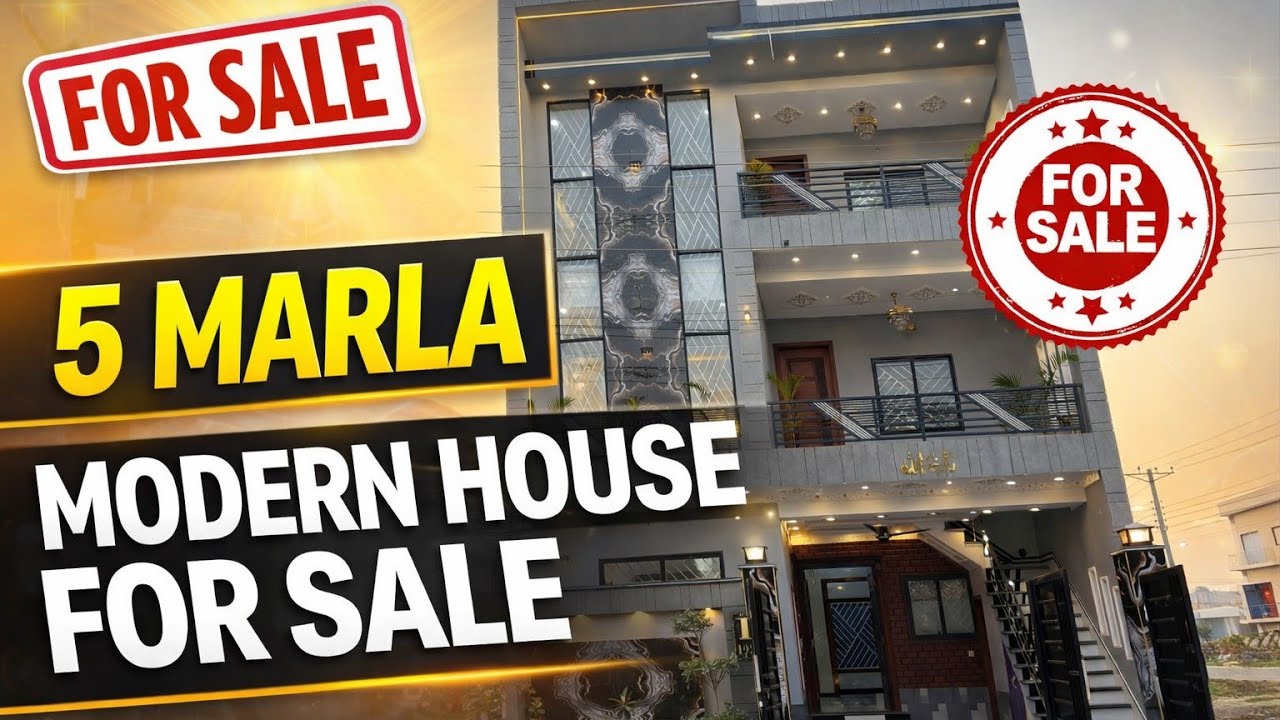 5 Marla Modern House For Sale in Al Rehman Garden Phase 2 Lahore 03004697896
