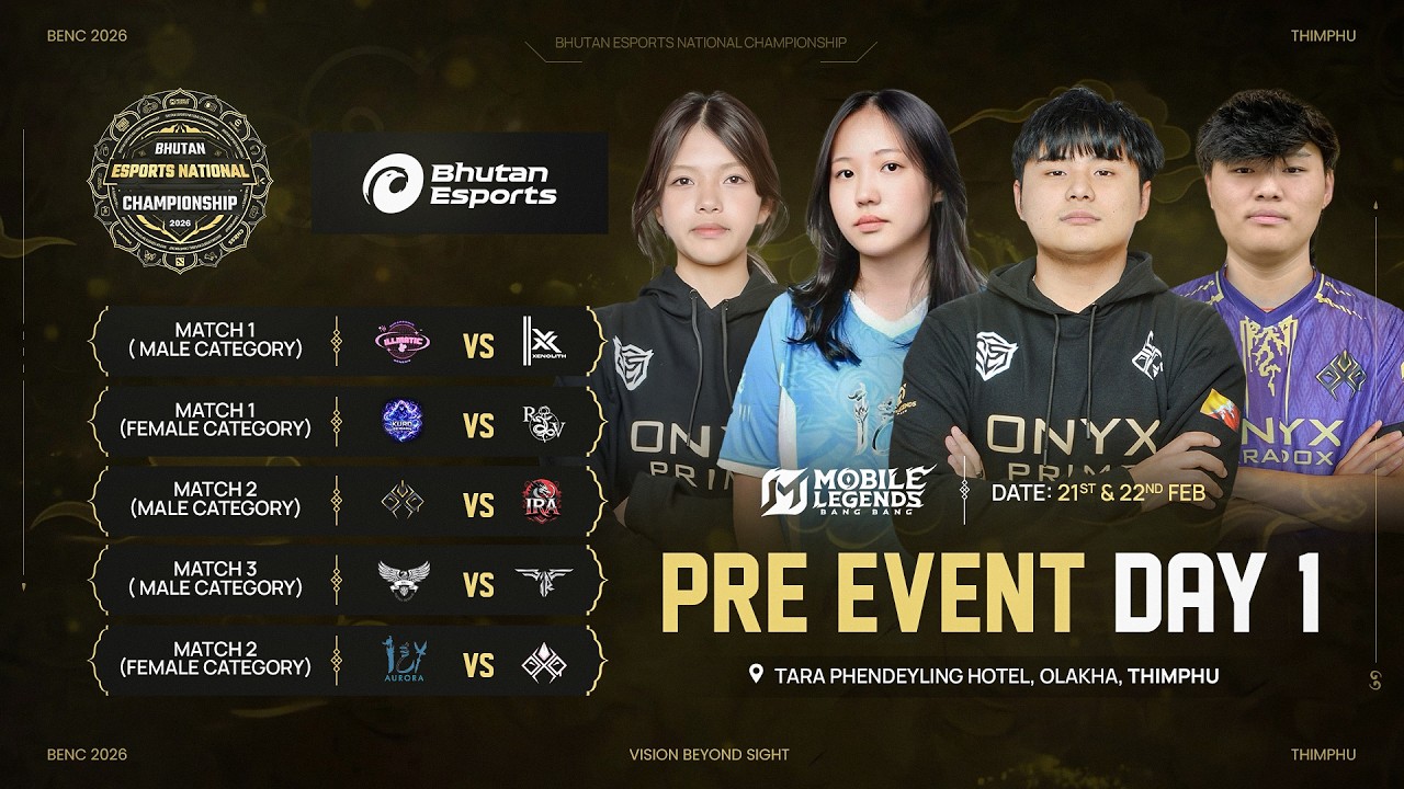 Bhutan Esports National Championship 2026 MLBB Pre-Event