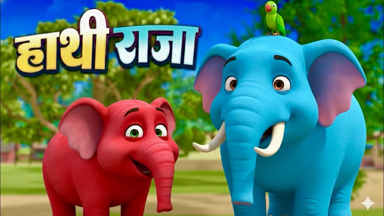 हाथी राजा कहाँ चले | Hathi Raja Kahan Chale | Hindi Nursery Rhymes | POMU TV