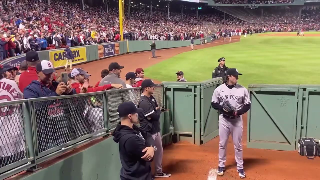 Red Sox fans harass Yankees’ Gerrit Cole